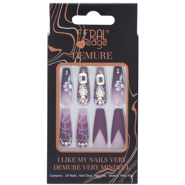 FERAL EDGE DEMURE DESIGN117 NAIL DECORATION SET