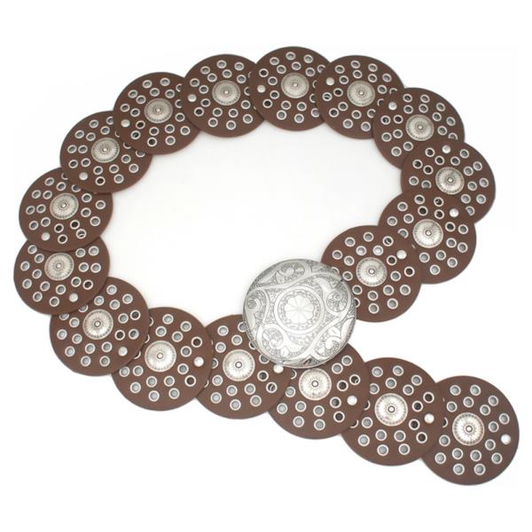 FLORA MANDALA DISC EYELET HIP BELT