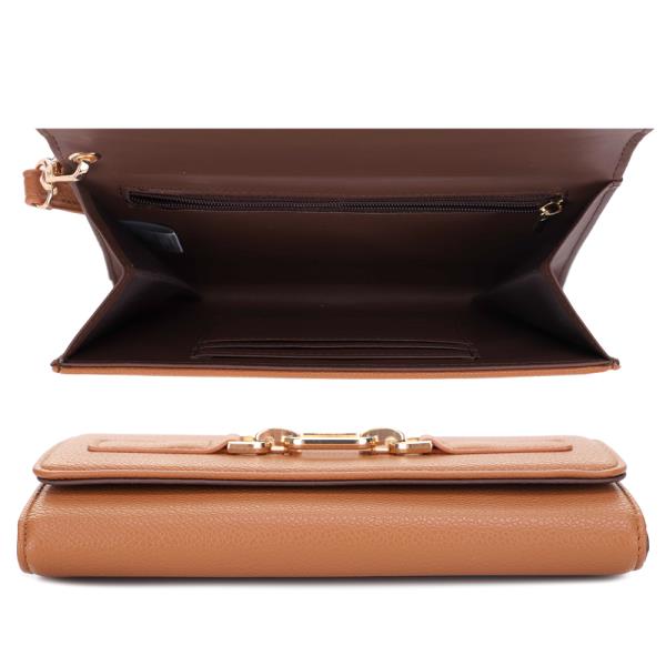 TEXTURED HAND STRAP WALLET