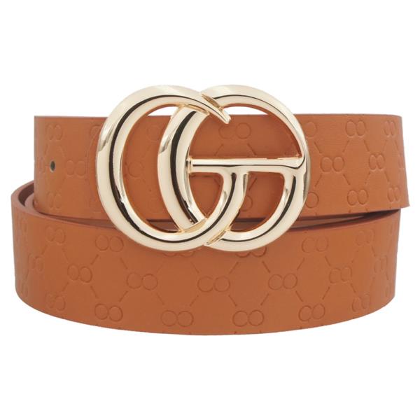 PLUS OO EMBOSSED GO BUCKLE STANDARD BELT