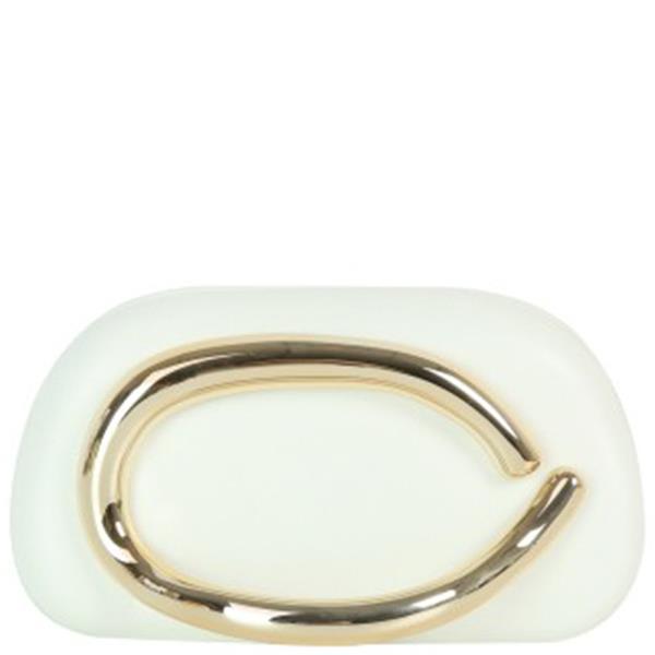 MODERN METAL DESIGN CLUTCH EVENING BAG