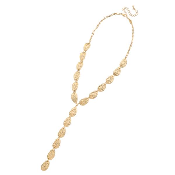 Y SHAPE METAL NECKLACE