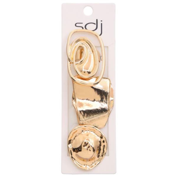 SDJ CHUNKY METAL ASSORTED RING SET