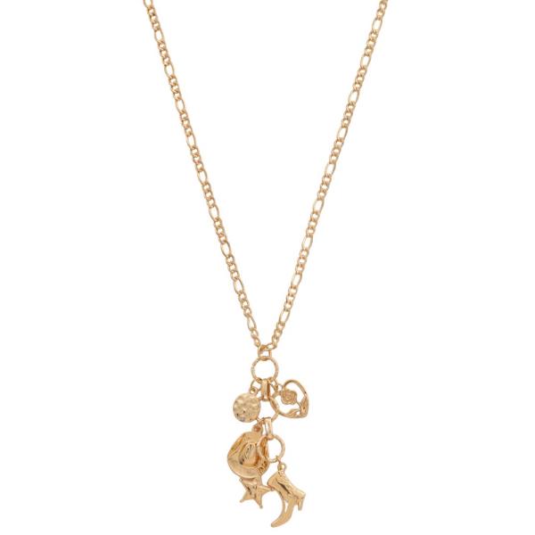 SDJ WESTERN CHARM METAL NECKLACE