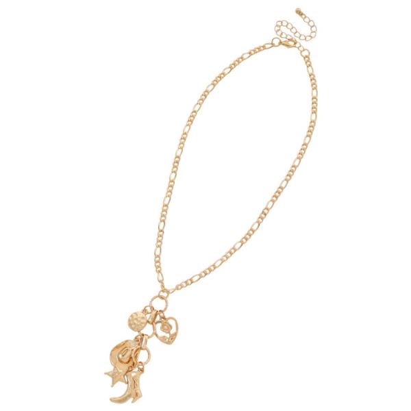 SDJ WESTERN CHARM METAL NECKLACE