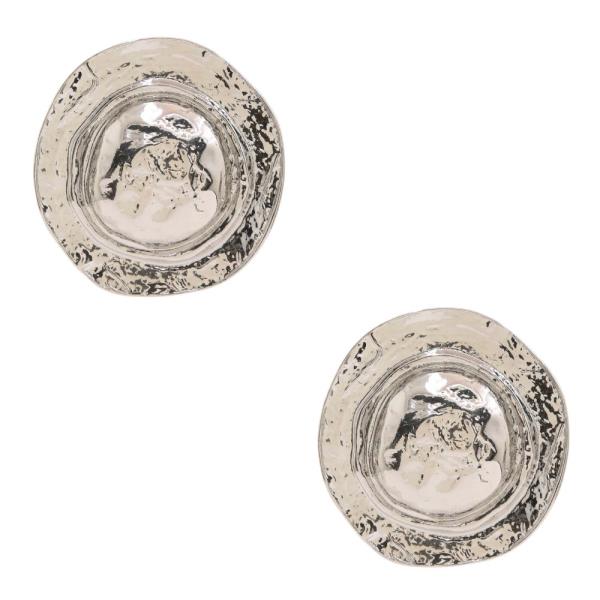 SDJ ROUND METAL EARRING