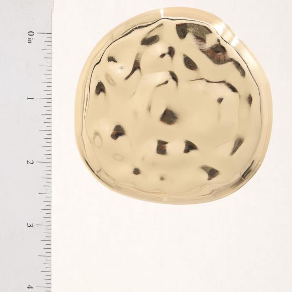 SDJ HAMMERED ROUND METAL EARRING