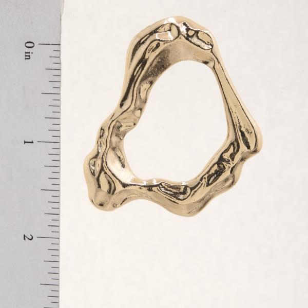 SDJ ORGANIC SHAPE METAL EARRING