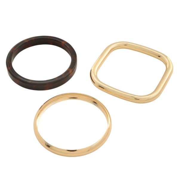 SDJ ACETAT BANGLE BRACELET SET