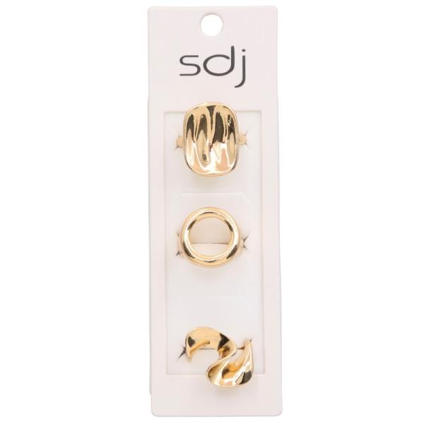 SDJ METAL ASSORTED RING SET