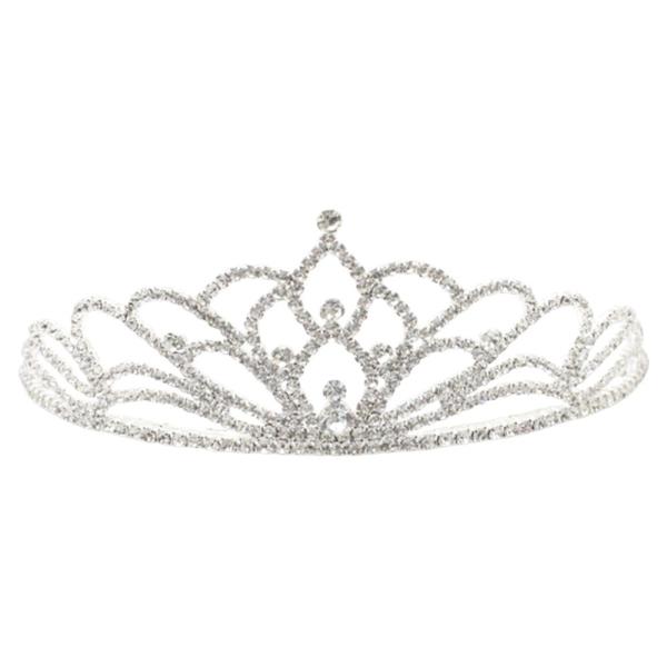 RHINESTONE CROWN TIARA
