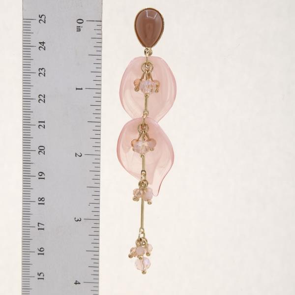 FLOWER PETALS LINK DANGLE EARRING