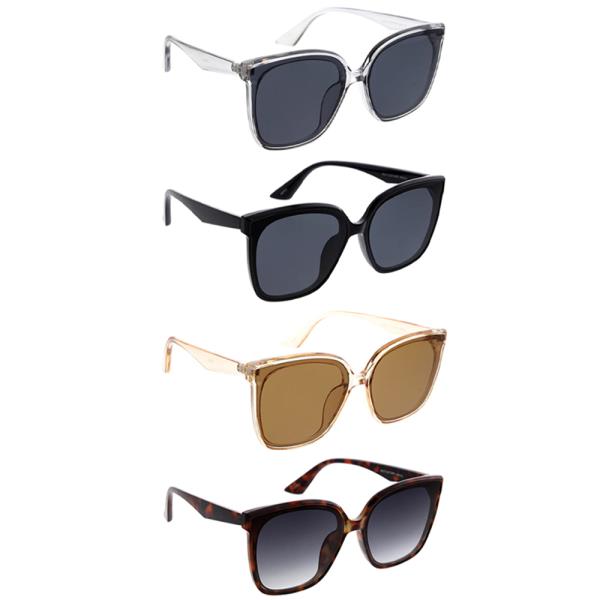 SQUARE HIPSTER SUNGLASSES 1DZ