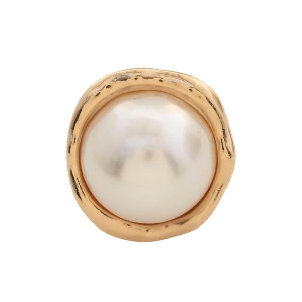 PEARL BEAD METAL RING