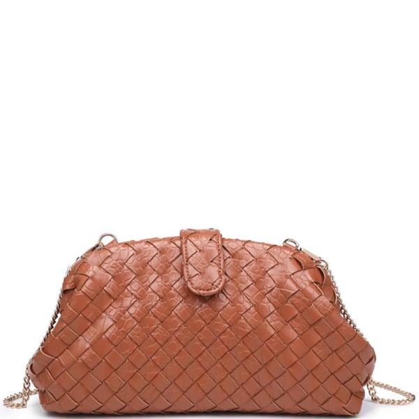 WOVEN DESIGN GIGI CROSSBODY BAG