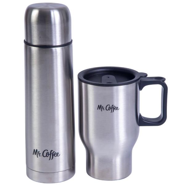 JAVELIN 2 PC 15.5 OZ THERMAL & 13.5 OZ TRAVEL MUG GIFT SET