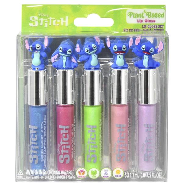 STITCH 5PC LIP GLOSS W TOPPERS