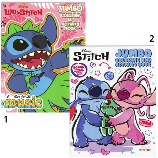 STITCH 80PG COLORING BOOK
