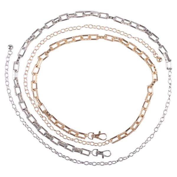 METAL LINK CHAIN BELT