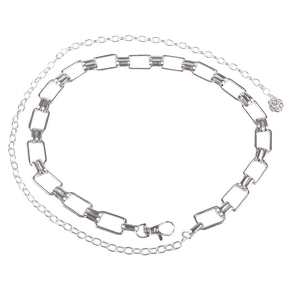 RECTANGLE METAL LINK CHAIN BELT