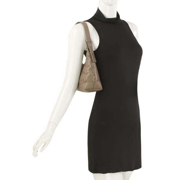 SMOOTH WOVEN DESIGN SHOULDER BAG