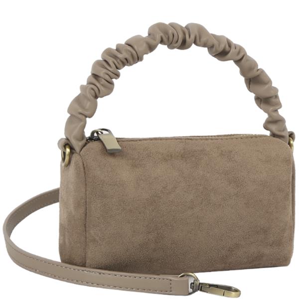 CHIC TEXTURED HANDLE SATCHEL BAG