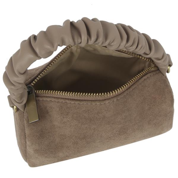 CHIC TEXTURED HANDLE SATCHEL BAG