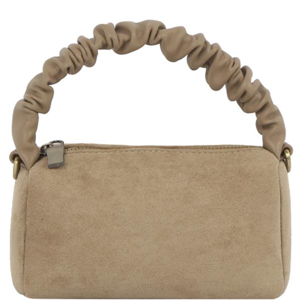 CHIC TEXTURED HANDLE SATCHEL BAG