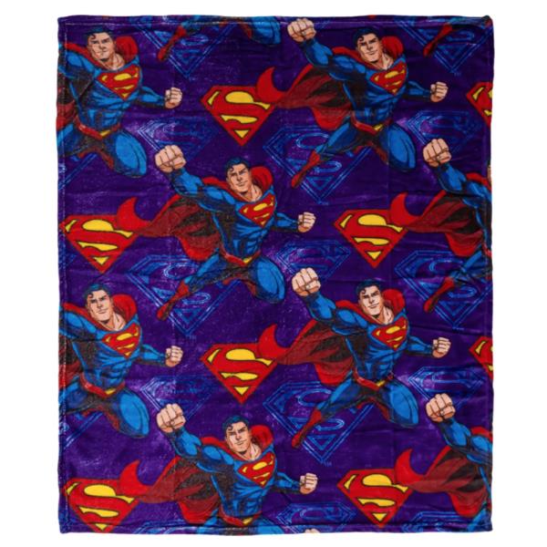 DC SUPERMAN SILK TOUCH THROW BLANKET