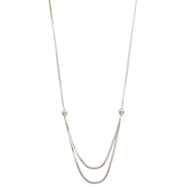 SODAJO FLAT LINK GOLD DIPPED NECKLACE