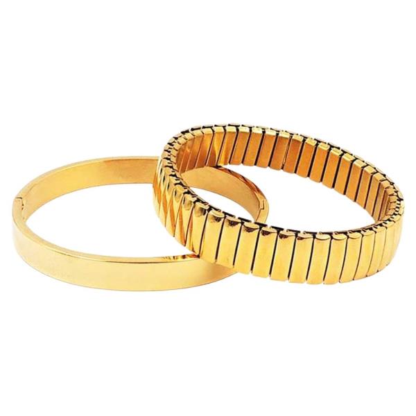 STAINLESS STEEL SIMPLE BANGLE PACK