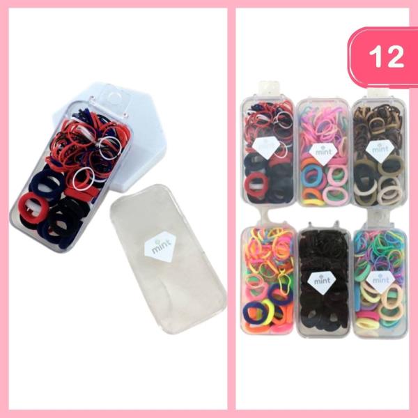 RUBBER HAIR TIE (12 UNITS)