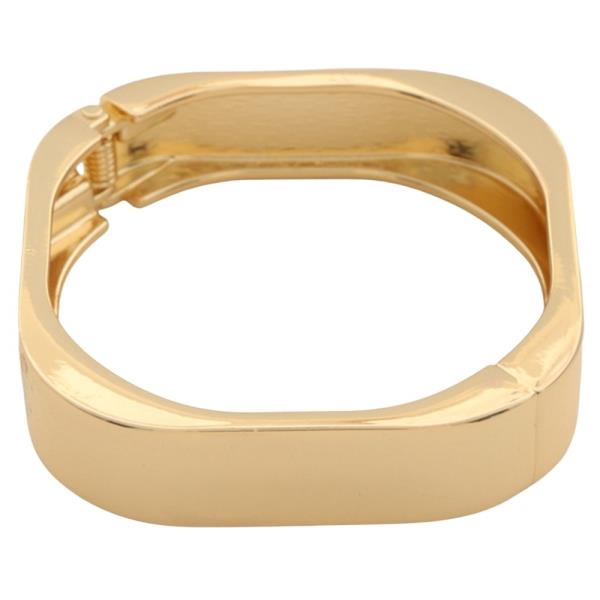 SQUARE METAL HINGE BANGLE BRACELET
