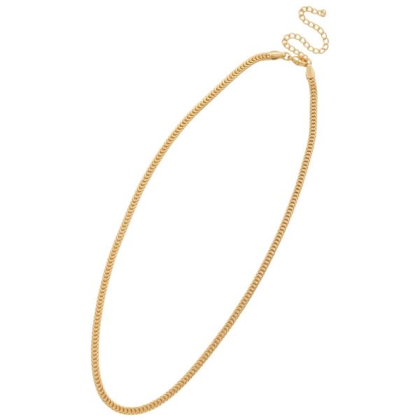 SODAJO METAL LINK GOLD DIPPED NECKLACE