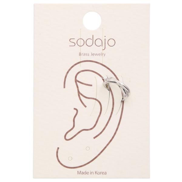 SODAJO CRISS CROSS METAL EAR CUFF