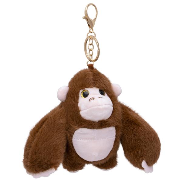 CUTE SOFT FUR ANIMAL BAG CHARM KEY CHAIN