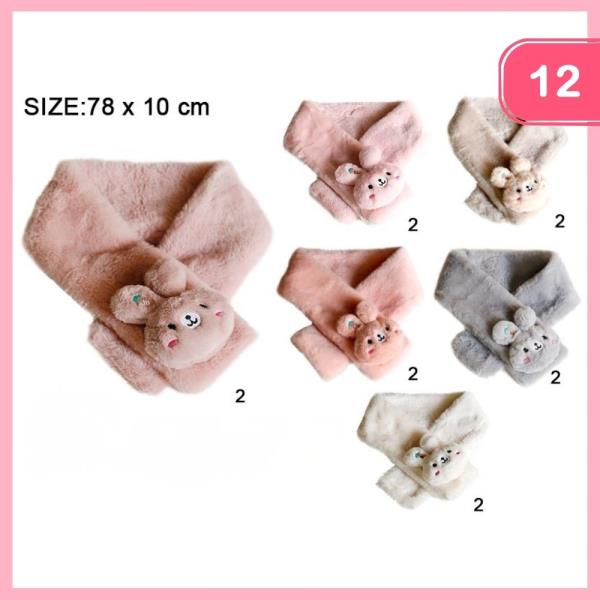 WARM ANIMAL SCARF (12 UNITS)