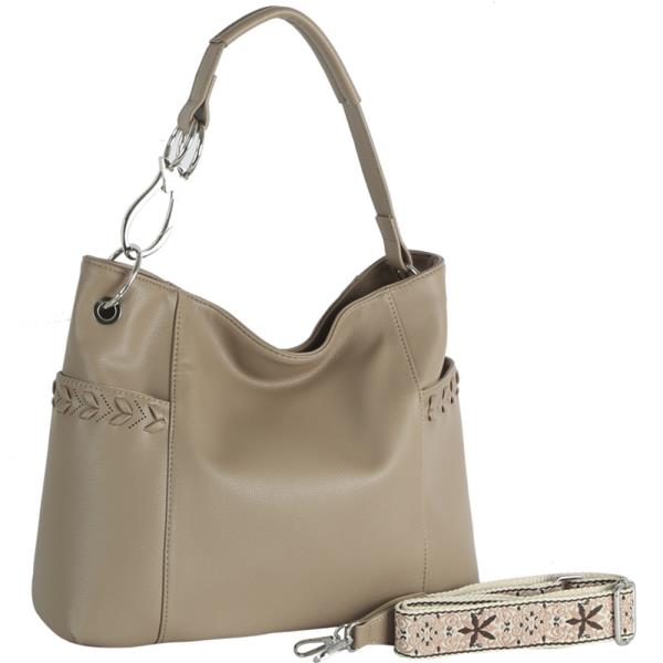 SMOOTH DESIGN HOBO BAG W STRAP