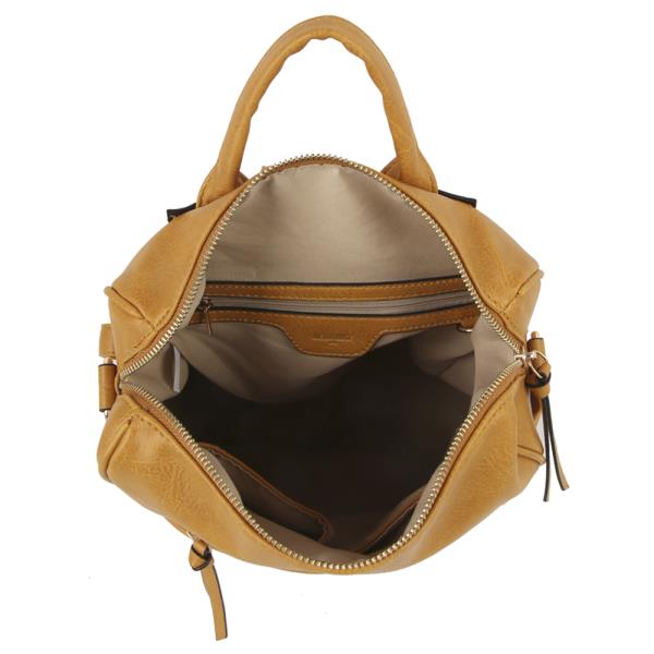 ZIPPER CONVERTIBLE HANDLE BACKPACK