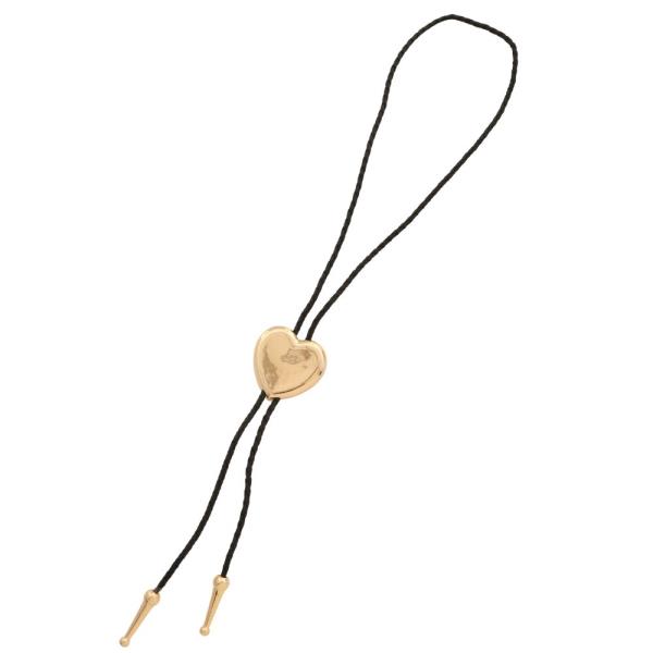 HEART SHAPE METAL PENDANT NECKLACE