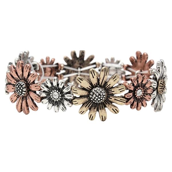 WESTERN FLOWER STRETCH BRACELET