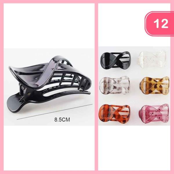 HAIR CLAW CLIP (12 UNITS)