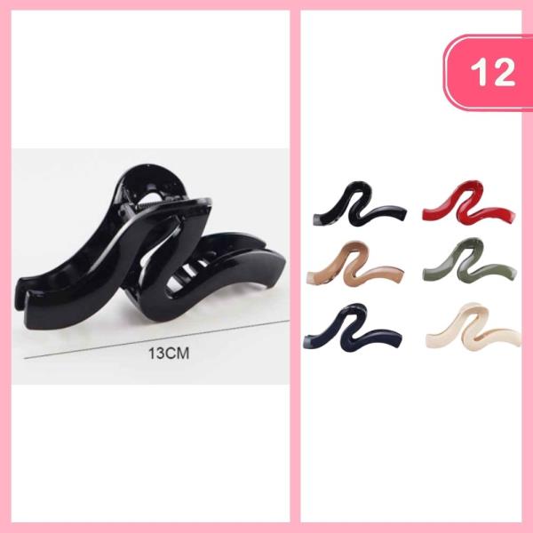 HAIR CLAW CLIP (12 UNITS)