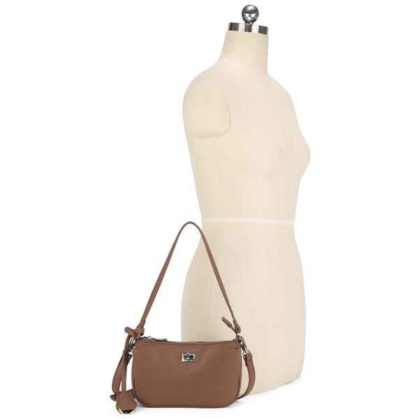 TEXTURED SHOULDER CROSSBODY BAG