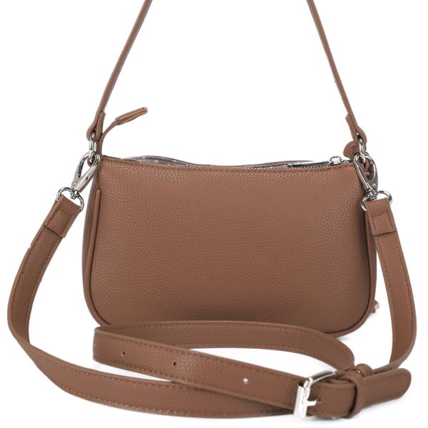 TEXTURED SHOULDER CROSSBODY BAG