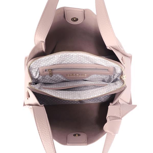 MODERN TEXTURED SHOULDER TOTE BAG