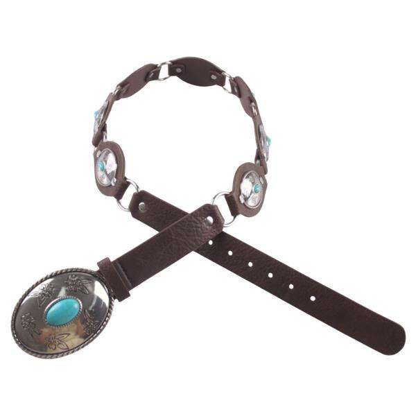 WESTERN TQ STONE BUCKLE BELT