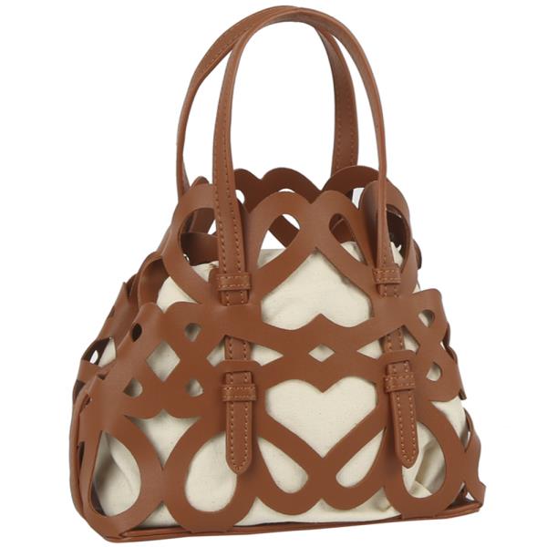 STYLISH CUT OUT DESIGN SATCHEL BAG