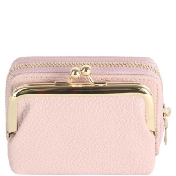 TEXTURED ZIPPER HAND WALLET