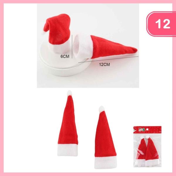 MINI SANTA HATS (12 UNITS)
